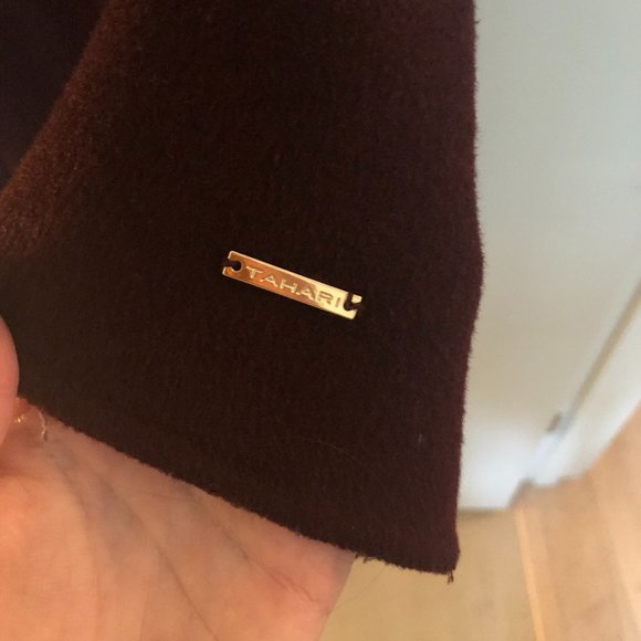 TAHARI Wool Wrap Coat - Picture 4 of 6